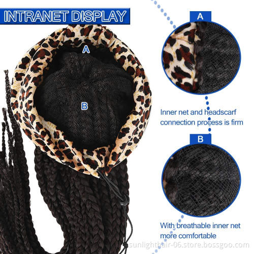 Free shipping 1b# natural Black Glueless HeatResistant synthetic hair extension headband wigs braiding fiber hair ponytails